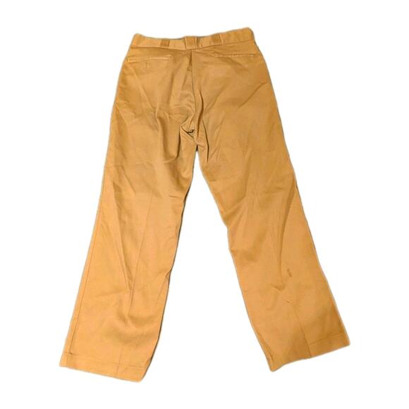Men's Dickies Chino 874 Original Fit Work Pants Durable Casual Beige 36x30 - Picture 3 of 6